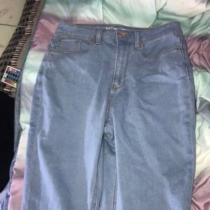 Light blue skinny jeans